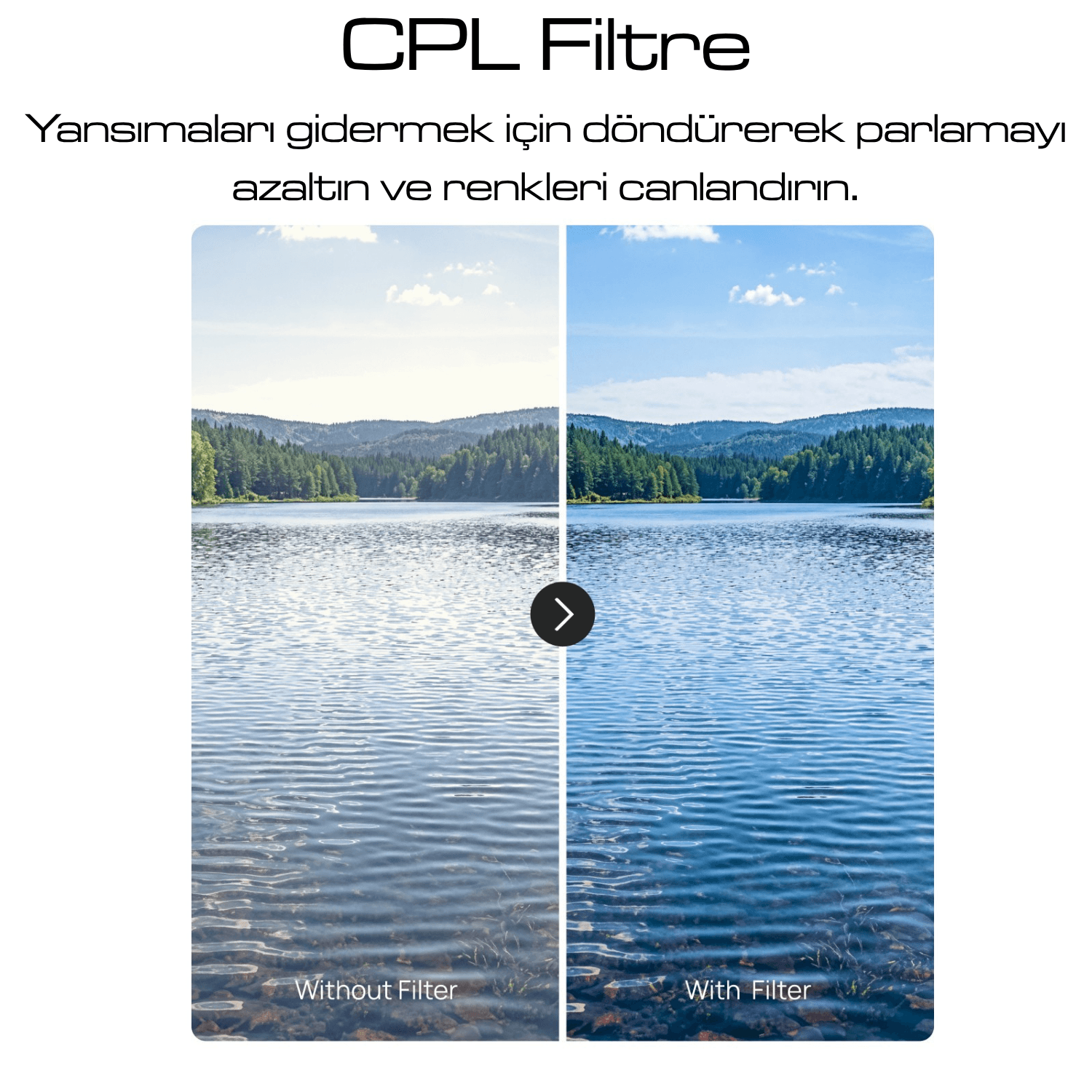 Telesin Osmo Pocket 4P CPL Filtre