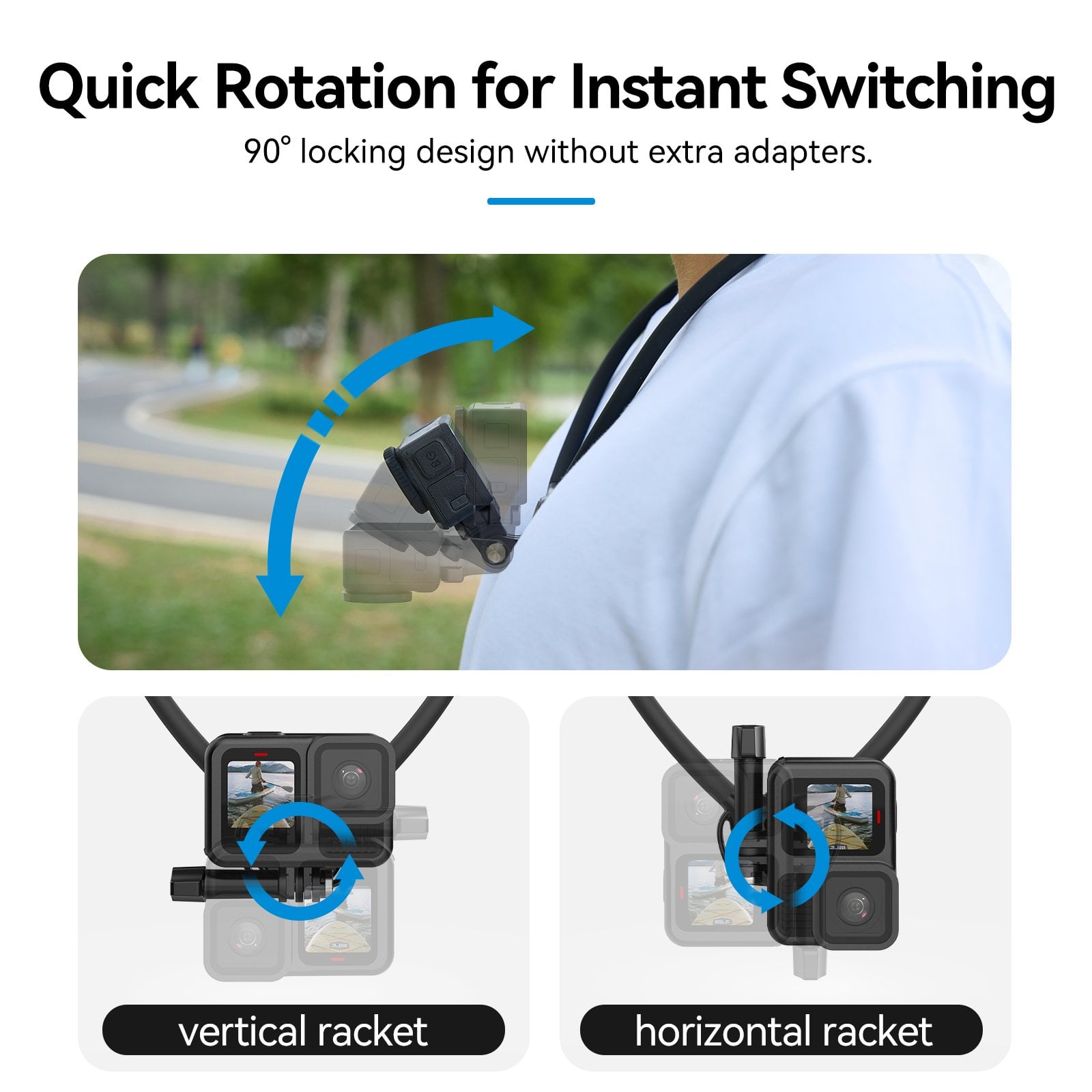 TELESIN Action Camera Neck Holder SE2.0 