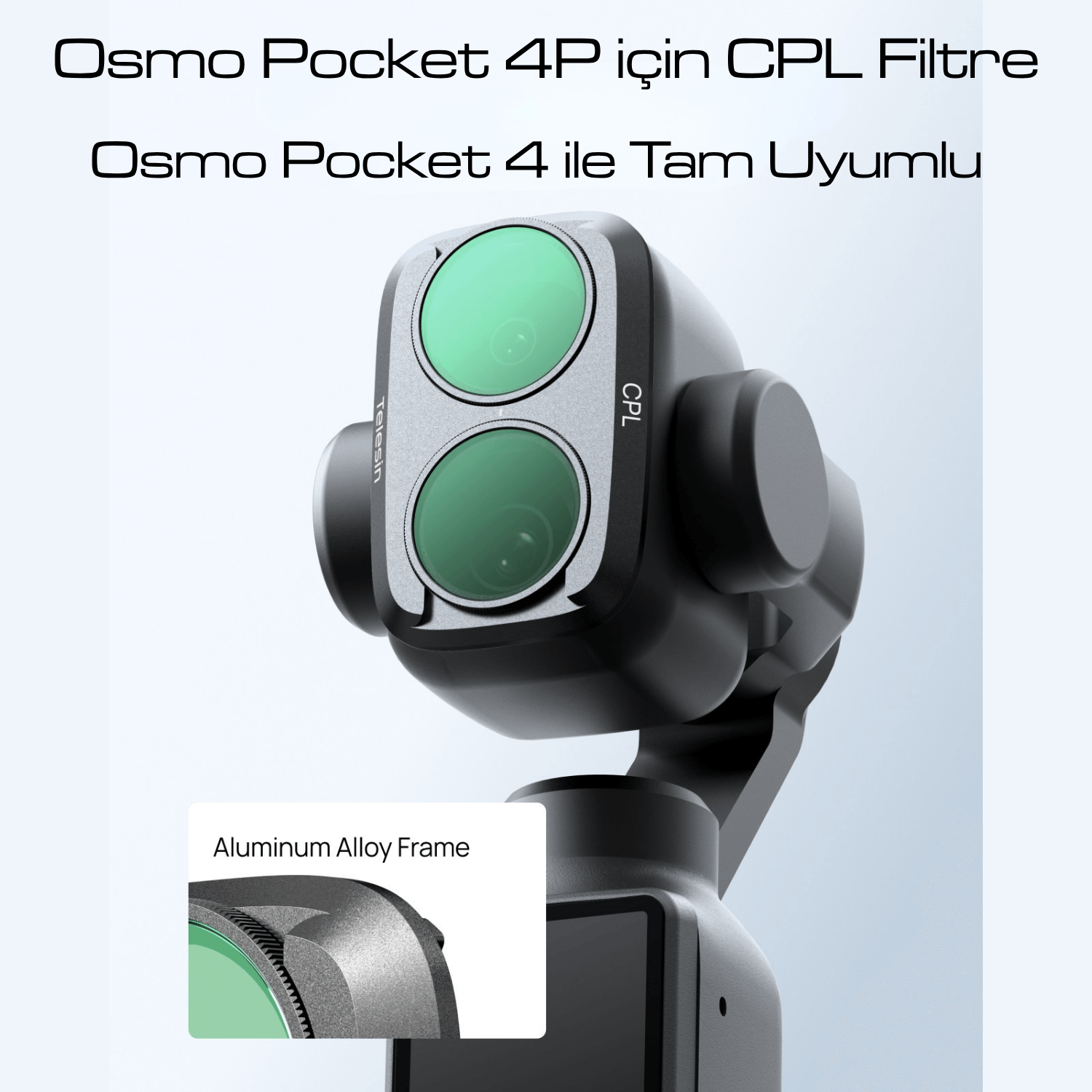 Telesin Osmo Pocket 4P CPL Filtre