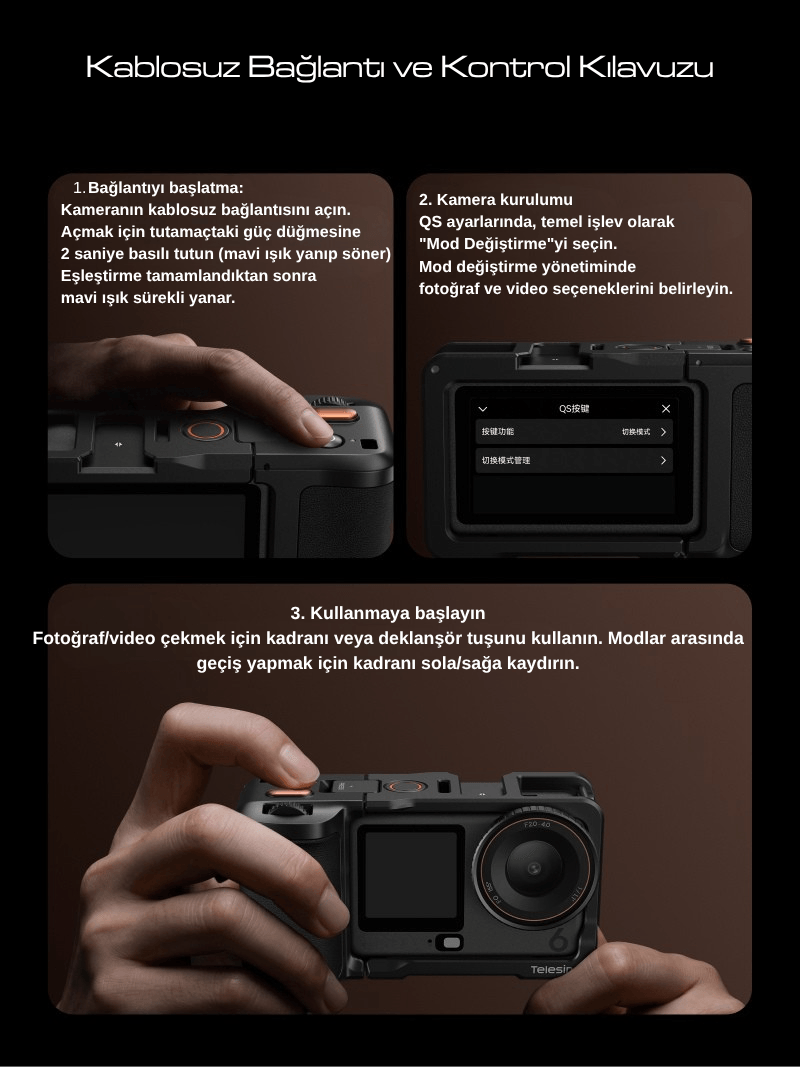 Osmo Action 6 Remote StreetGrip Kit  - Kurulum Rehberi