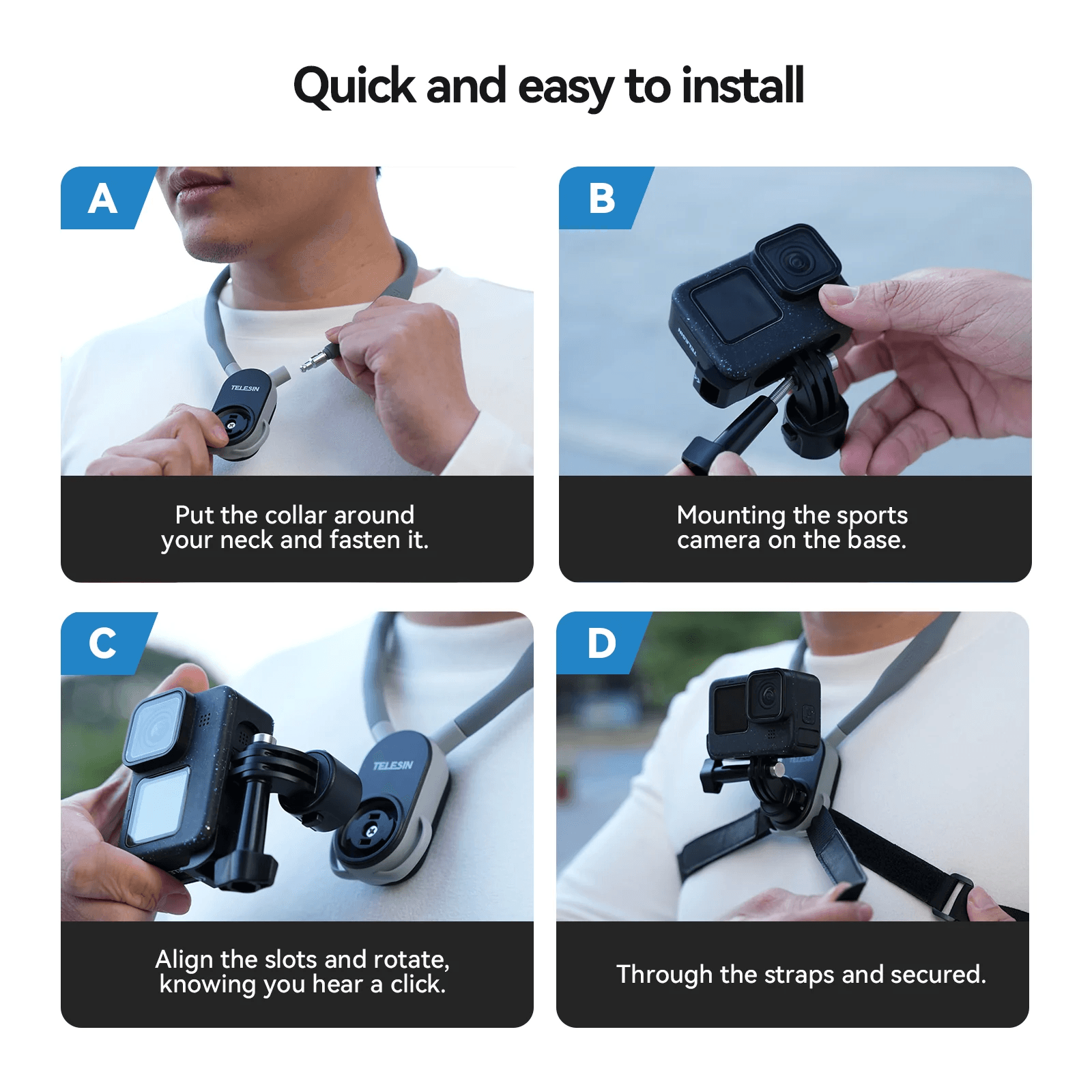 Telesin U Shape Neck Holder 2.0 (9)