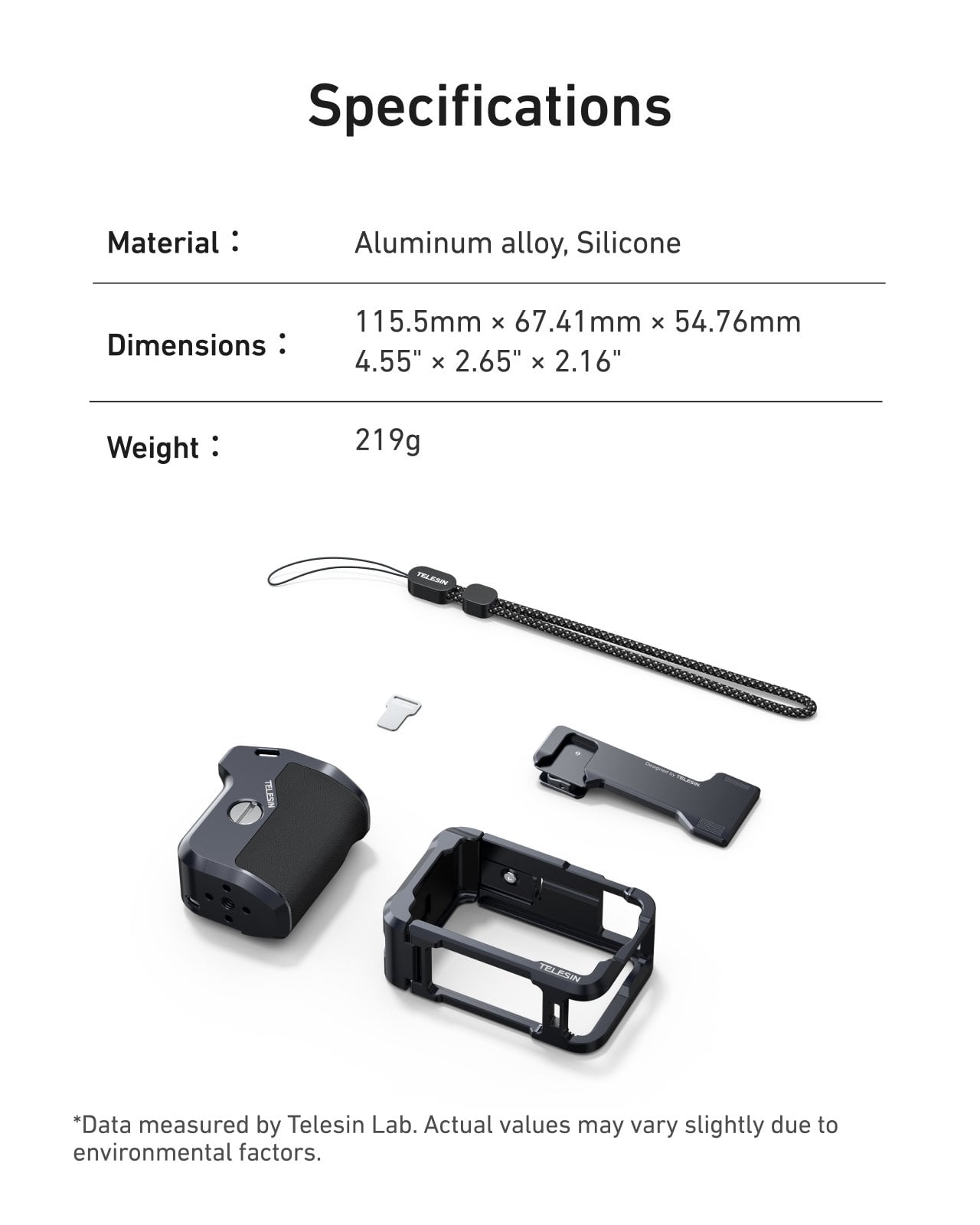 Osmo Action 6 StreetGrip Kit kutu içeriği