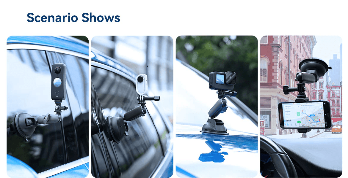 Telesin Aluminum Suction Cup Mount (13)