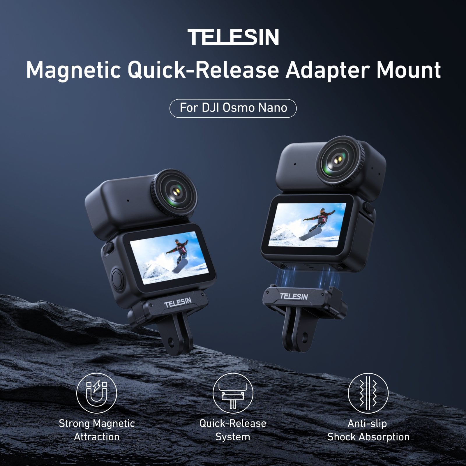Osmo Action 6 için Manyetik Adaptör