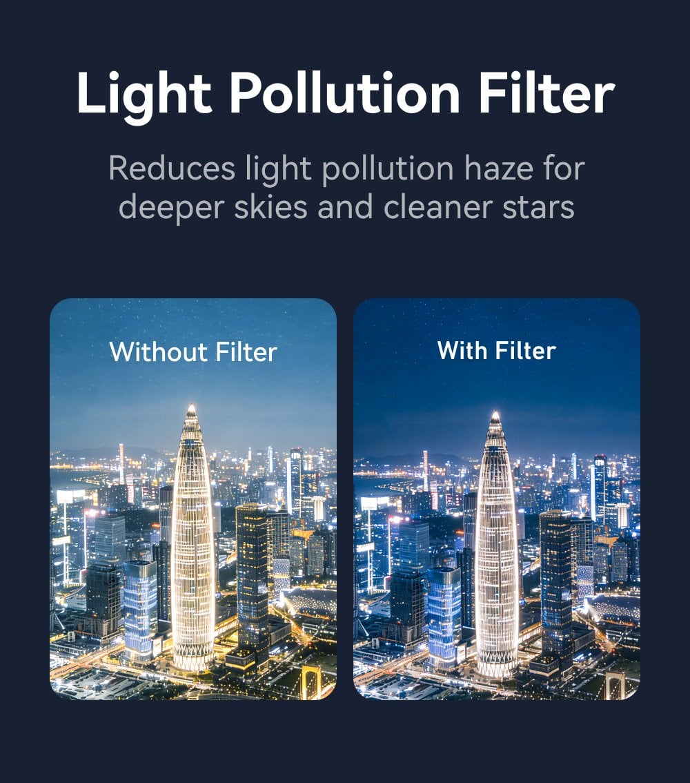 TELESIN Osmo Pocket 3 Light Pollution Filter