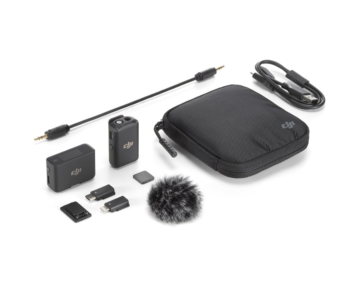 DJI Mic (1 TX + 1 RX) Mikrofon Seti