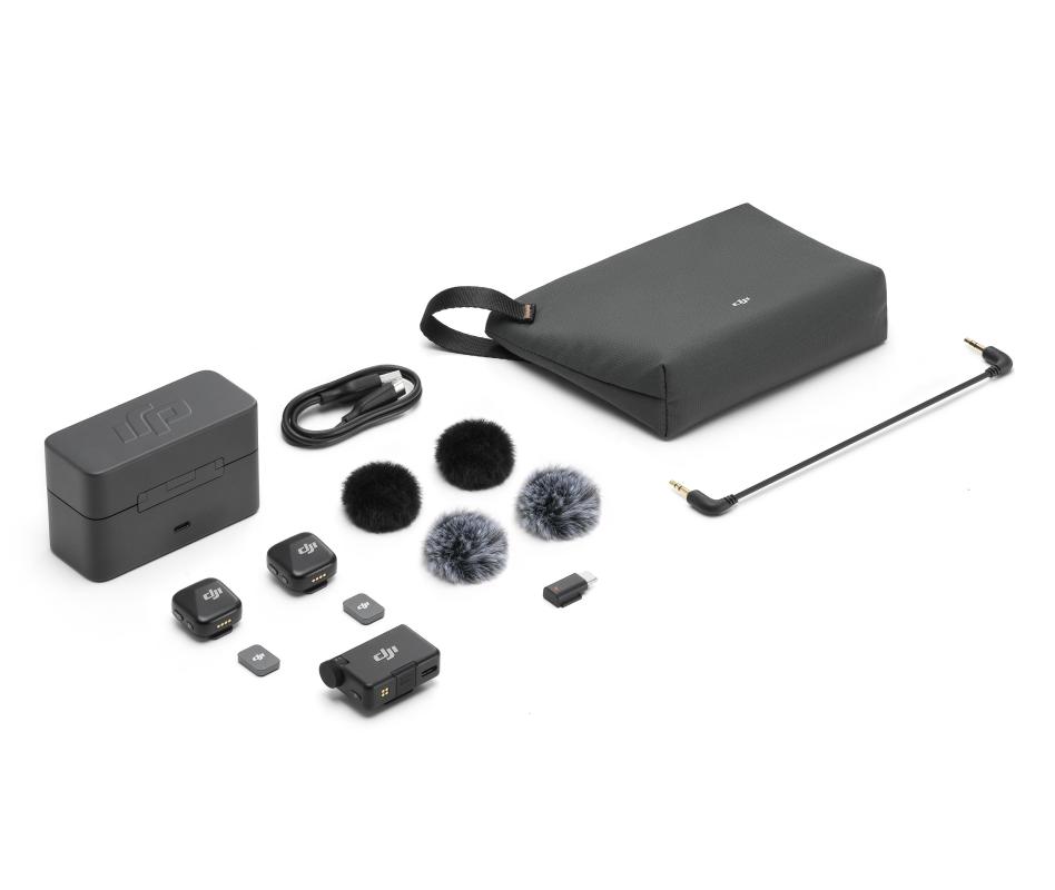 DJI MIC Mini (2TX - 1RX) Miktofon Seti