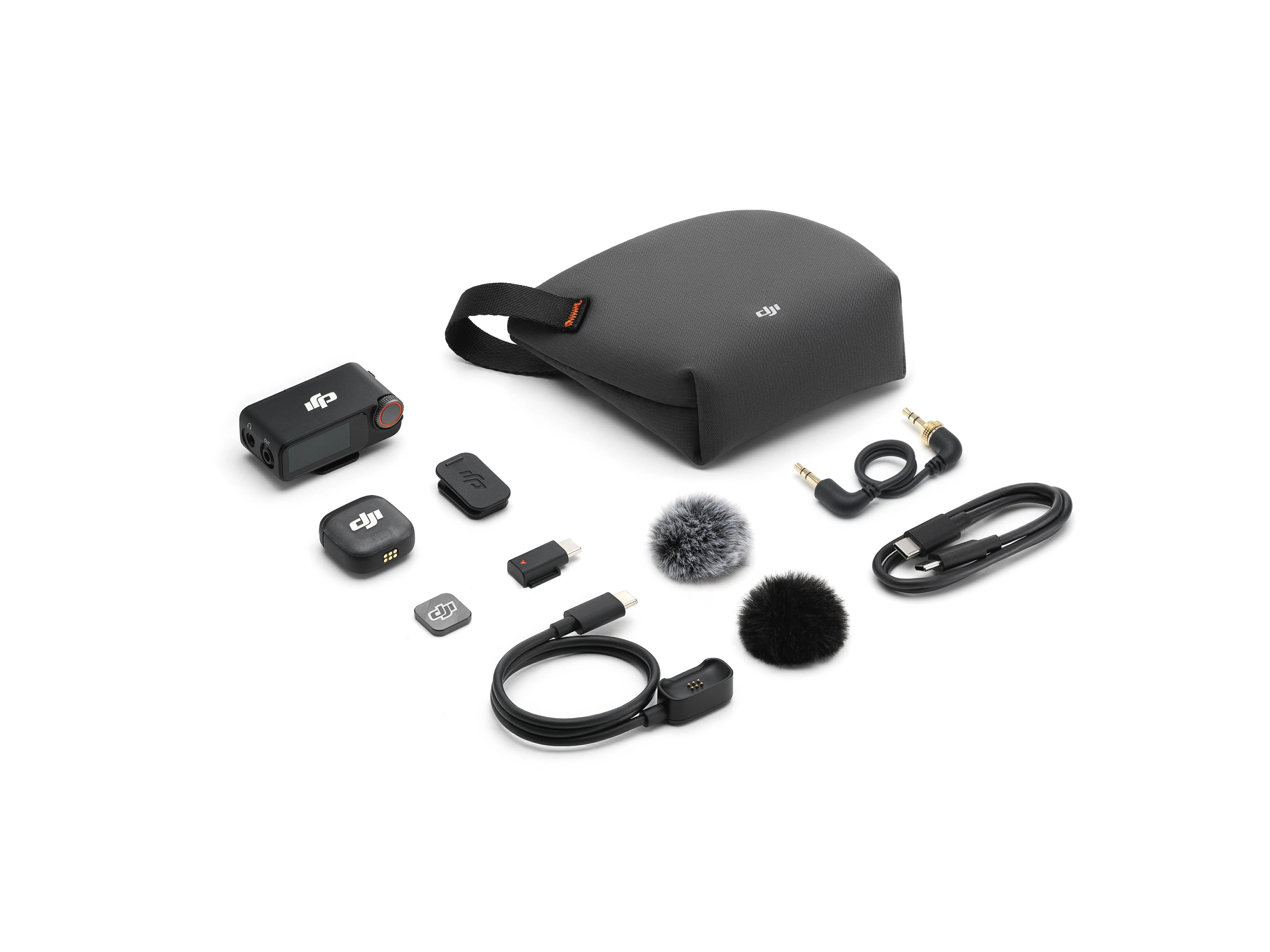 DJI Mic 3 (1 TX + 1 RX) Miktofon Seti