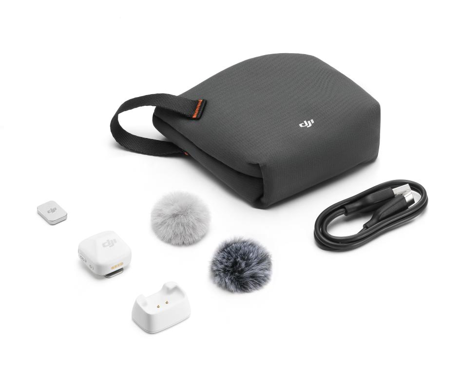 DJI MIC Mini Transmitter Aktarıcı(Beyaz)